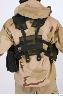 Reece Bates details of Uniform backpack combat vest upper body…